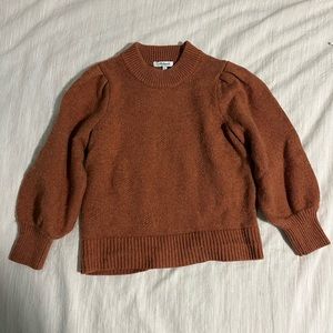 Burnt orange madewell sweater